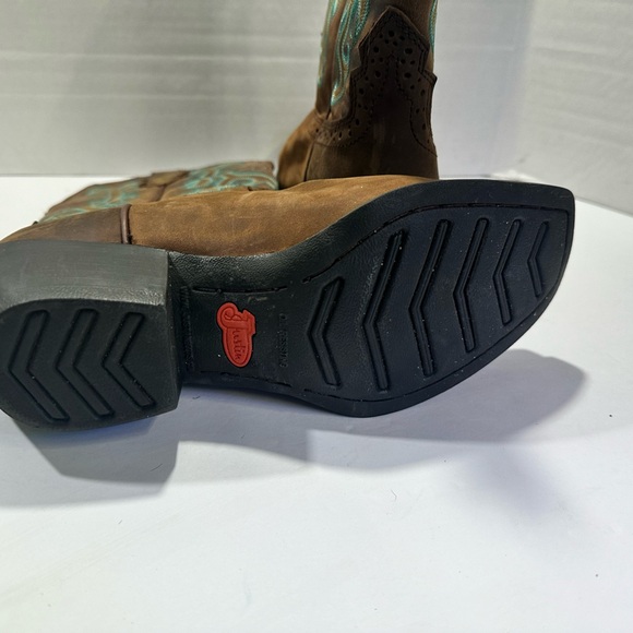 Justin | Justin Boots Stampede Sorrel Apache Cowboy Boots - Picture 5 of 5